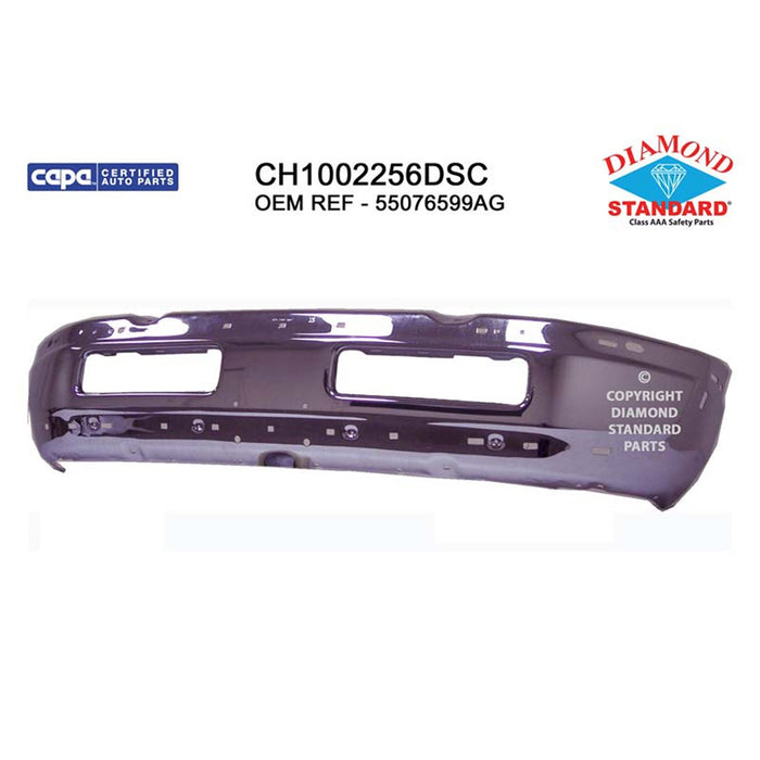 Dodge Ram 1500/2500/3500 Front Bumper Face Bar From 11-1-94 Chrome Early Design - CH1002256