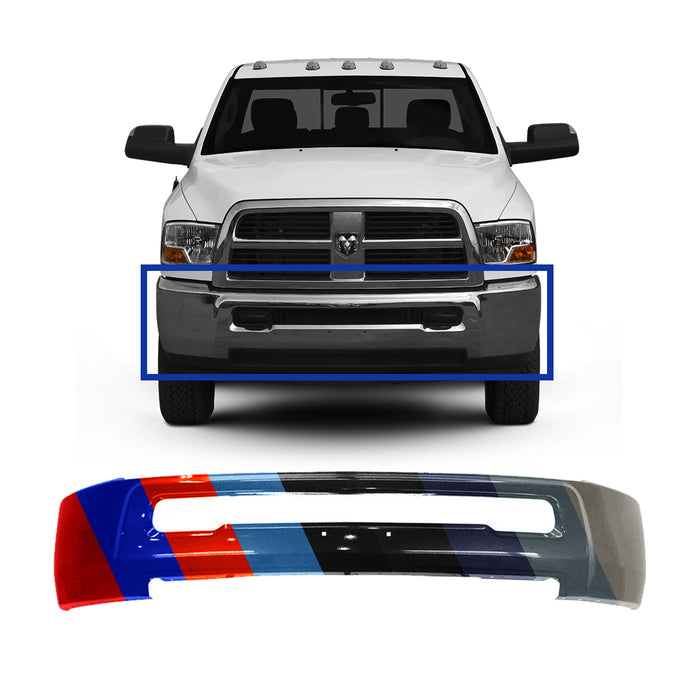 Dodge Ram 2500/3500 Front Bumper Without Fog Light Holes & Without Sensor Holes - CH1002389