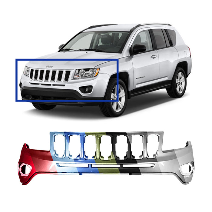 Jeep Compass CAPA Certified Front Bumper - CH1014104C