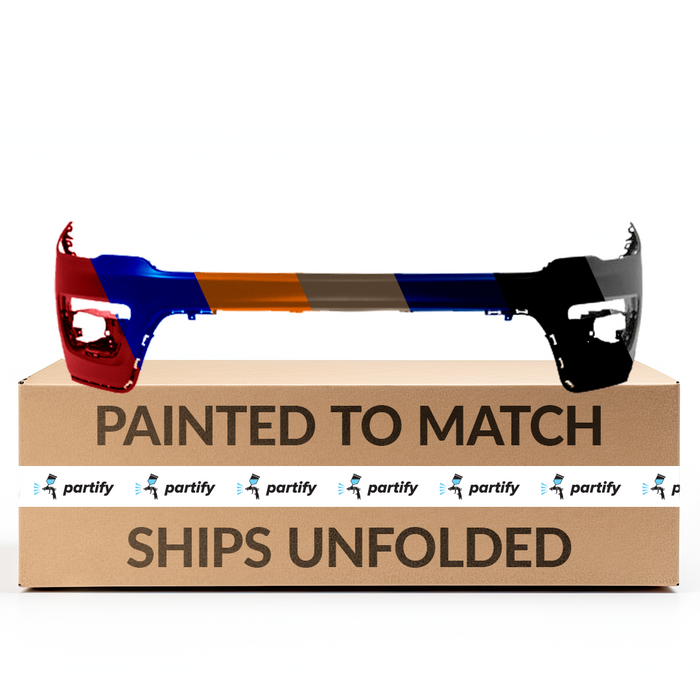 Parachoques delantero superior Jeep Compass MP con certificación CAPA, sin orificios para sensores - CH1014125C