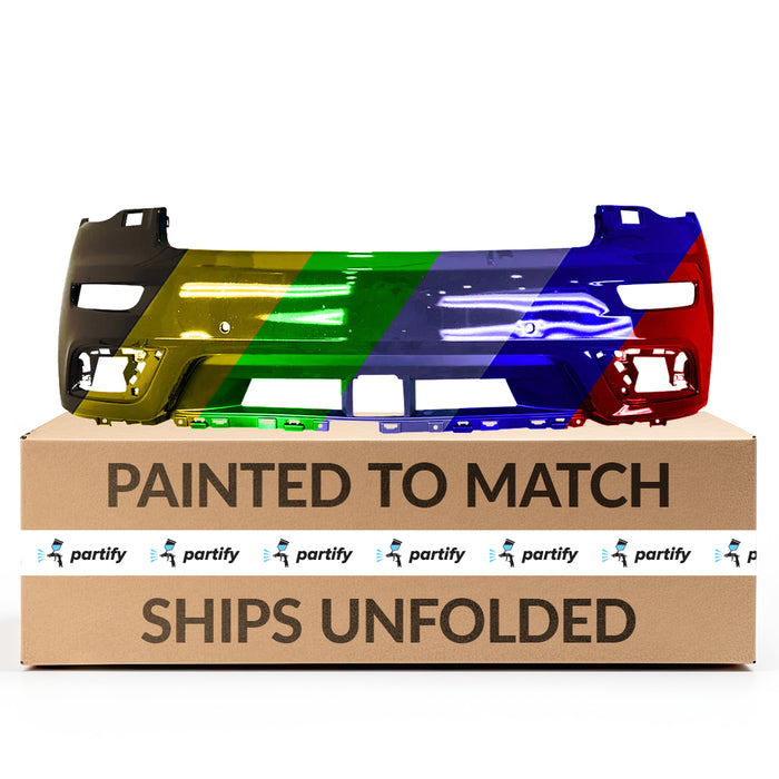 Jeep Grand Cherokee Summit OEM Front Upper Bumper With Headlight Washer Holes & With Sensor Holes - 68334991AA