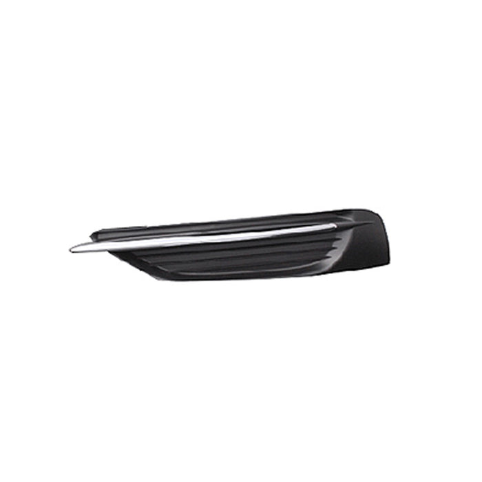 Chrysler 200 Front Driver Side Bumper Insert Outer Grille For Use W/O Fog Lamps Convertible - CH1038123