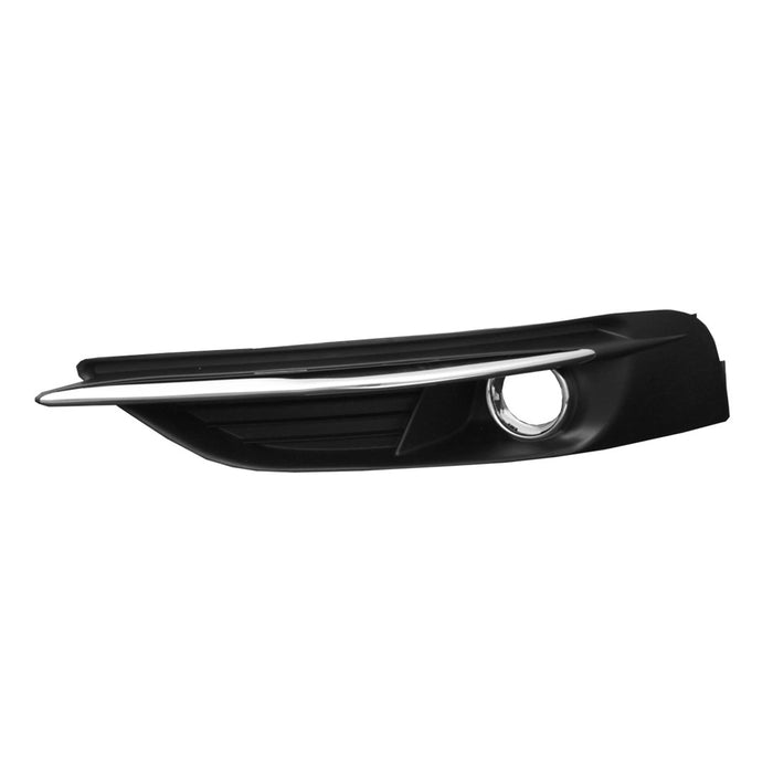 Chrysler 200 Front Driver Side Bumper Insert Outer Grille For Use W/Fog Lamps Chrome/ - CH1038125