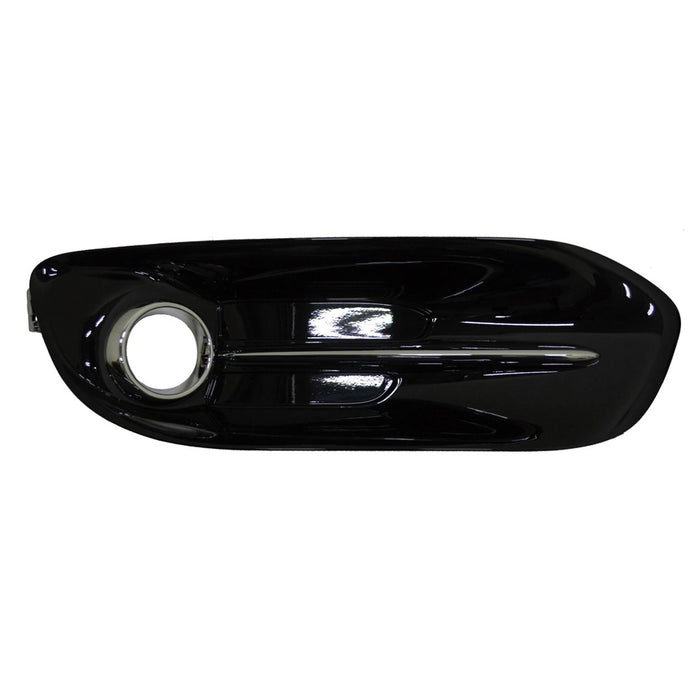 Dodge Dart Front Driver Side Bumper Insert Fog Lamp Bezel For Use W/Fog Lamps Chrome - CH1038140