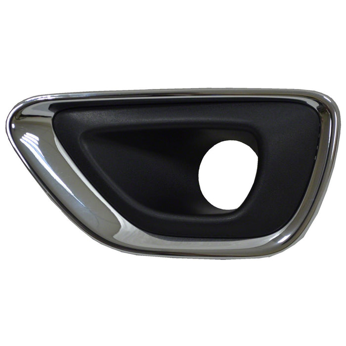 Jeep Grand Cherokee Laredo/Limited Front Driver Side Bumper Insert Fog Lamp Bezel For Use W/Fog Lamps Chrome - CH1038147
