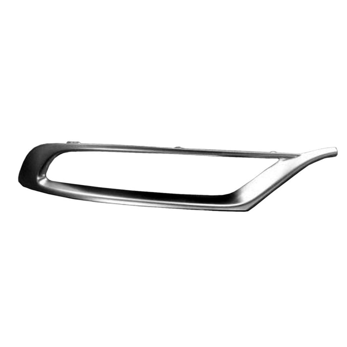 Chrysler 300 CAPA Certified Front Driver Side Bumper Insert Fog Lamp Opening Bezel Platinum - CH1038166C