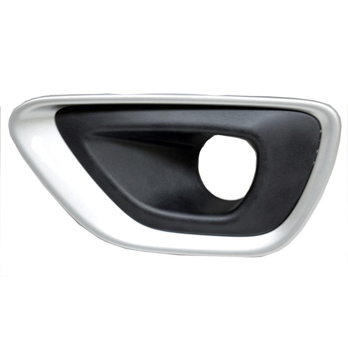 Jeep Grand Cherokee Laredo/Limited Front Driver Side Bumper Insert Fog Lamp Bezel For Use W/Fog Lamps Silver - CH1038195