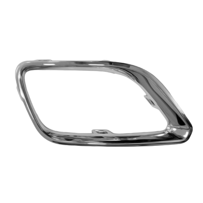 Jeep Cherokee Altitude/Latitude/Limited/Overland Front Driver Side Bumper Insert Fog Lamp Trim Chrome - CH1038225