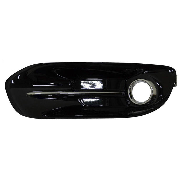 Dodge Dart Front Passenger Side Bumper Insert Fog Lamp Bezel For Use W/Fog Lamps Chrome - CH1039140