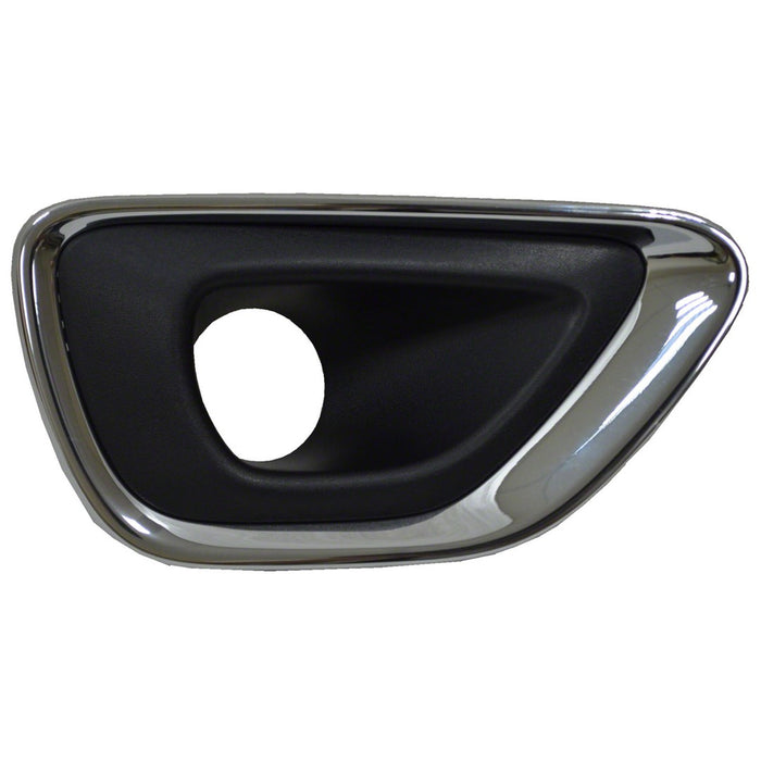 Jeep Grand Cherokee Laredo/Limited Front Passenger Side Bumper Insert Fog Lamp Bezel For Use W/Fog Lamps Chrome - CH1039147