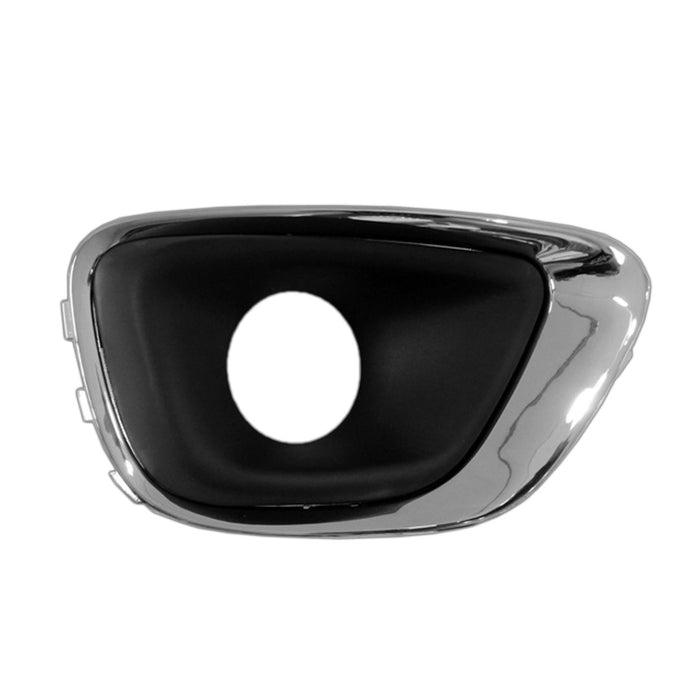 Jeep Compass Front Passenger Side Bumper Insert Fog Lamp Bezel W/Chrome Trim - CH1039184