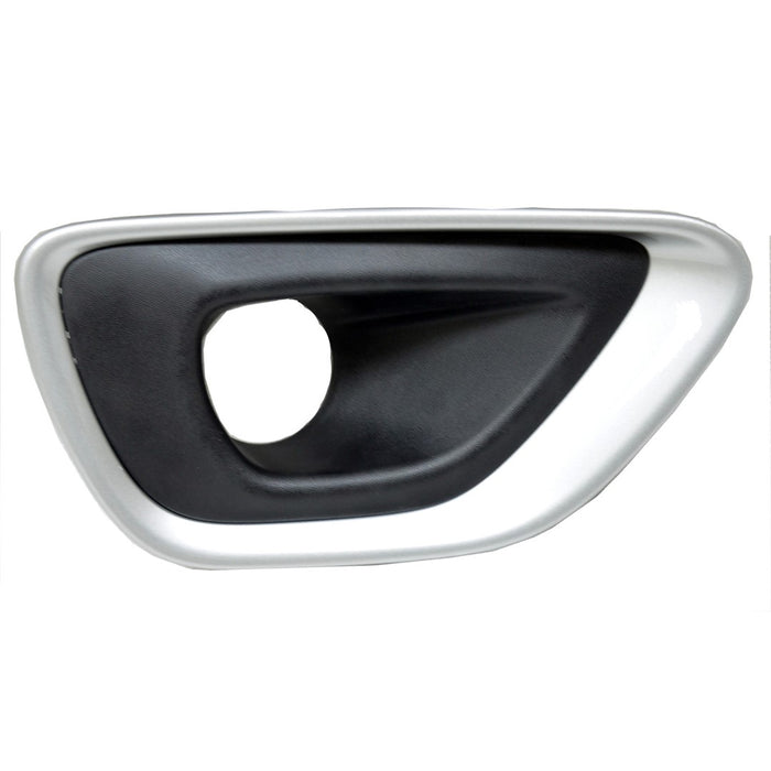 Jeep Grand Cherokee Laredo/Limited Front Passenger Side Bumper Insert Fog Lamp Bezel For Use W/Fog Lamps Silver - CH1039195