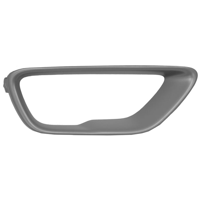 Jeep Grand Cherokee/Cherokee WK Laredo/Laredo E/Laredo X/Limited/Overland/Summit/Laredo/Limited Front Passenger Side Bumper Insert Fog Lamp Opening Trim Ring - CH1039199