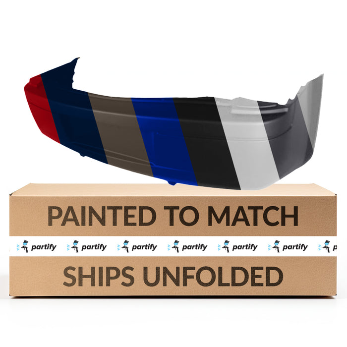 Chrysler 300 CAPA Certified Rear Bumper Without Dual Exhaust & Without Chrome Moulding Holes & With Sensor Holes - CH1100319C