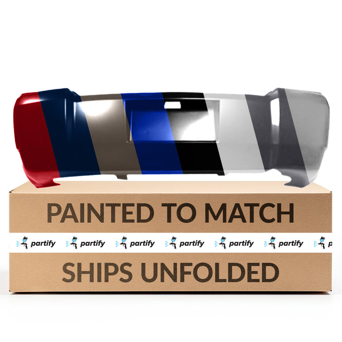 Parachoques trasero Dodge Avenger con escape simple, certificado CAPA, sin luces de reversa y con corte para escape simple - CH1100901C