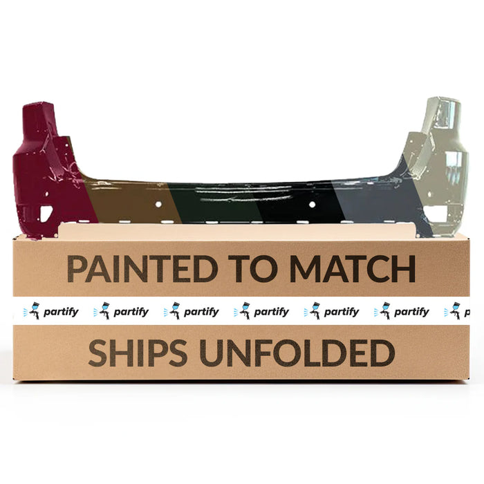 Jeep Grand Cherokee Non-SRT CAPA Certified Rear Upper Bumper Without Blind Spot Brackets & With Sensor Holes - CH1100954C