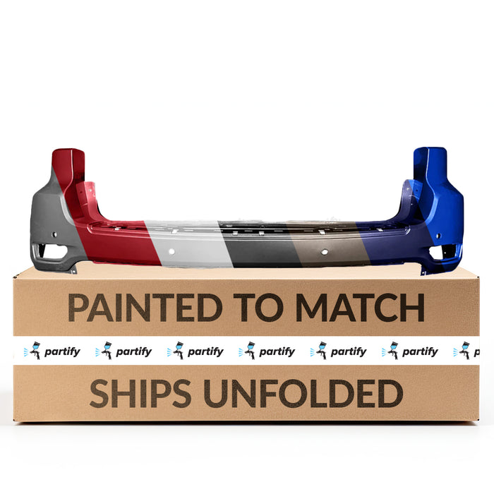 Parachoques trasero superior con certificación CAPA para Jeep Grand Cherokee, con soportes para puntos ciegos, orificios para sensores y sin SRT - CH1100985C