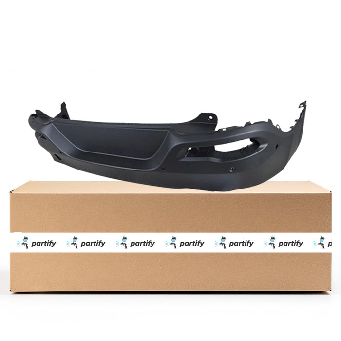 Jeep Cherokee Latitude/Latitude Plus/Limited/Limited Plus/Sport CAPA Certified Rear Bumper W/Adv Park Assist W/O Trailer Hitch Textured - CH1100A01C