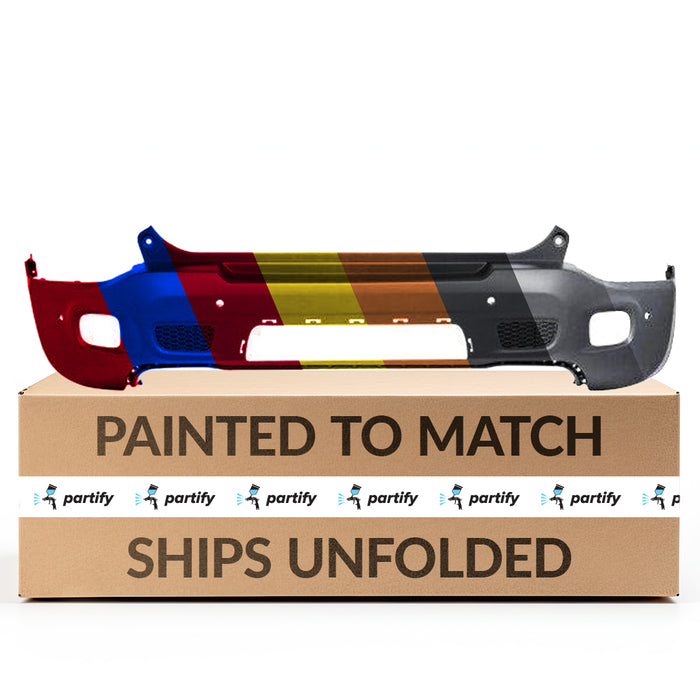 Jeep Renegade CAPA Certified Rear Upper Bumper With Sensor Holes & With Trailer Hitch Hole & Without Tow Hook Hole - CH1100A21C