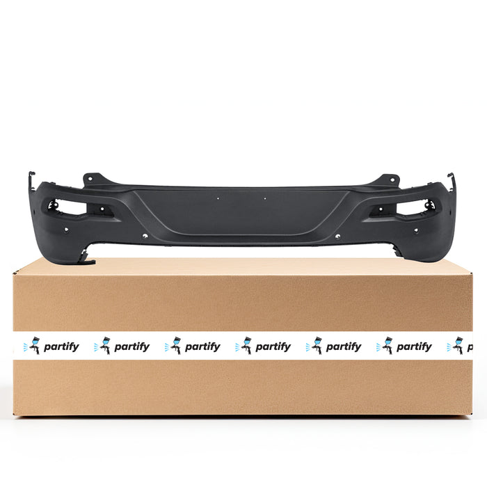 Jeep Cherokee Trailhawk Rear Bumper W/Adv. Park Assist System W/Parking Sensors 6 Hole Textured - CH1100A23
