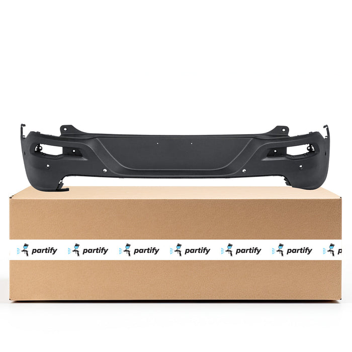Jeep Cherokee Trailhawk CAPA Certified Rear Bumper W/Adv. Park Assist System W/Parking Sensors 6 Hole Textured - CH1100A23C