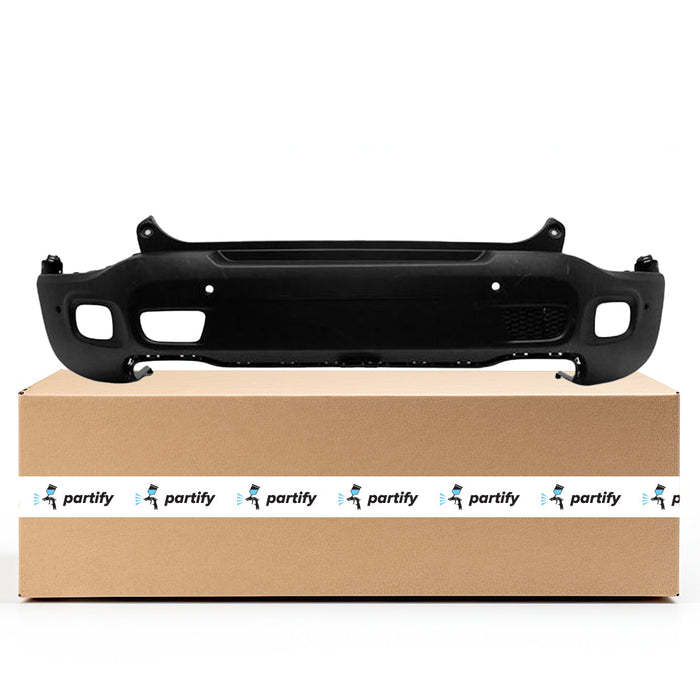 Jeep Renegade Trailhawk CAPA Certified Rear Bumper W/O Towing Hitch W/Parking Sensor Holes Textured - CH1100A24C