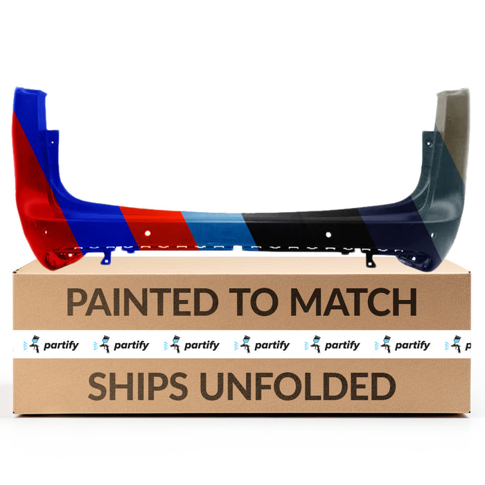 Chrysler Pacifica Non L/LX CAPA Certified Rear Bumper With 4 Sensor Holes & Without Blind Spot Brackets - CH1100A30C