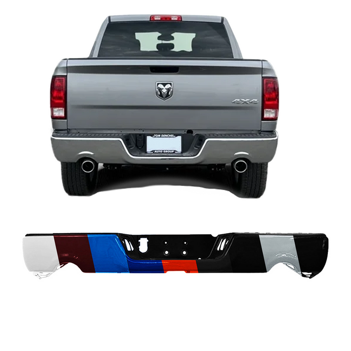 Dodge Ram/Classic 1500 CAPA Certified Rear Bumper Assembly With Dual Exhaust - CH1103123C