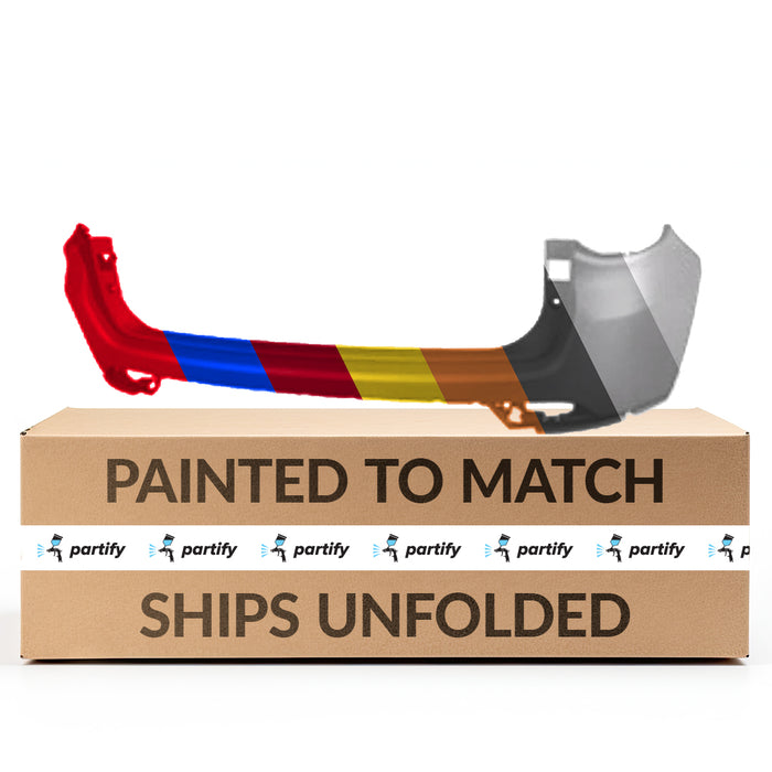 Jeep Compass CAPA Certified Rear Bumper Without Sensor Holes & Without Blind Spot Brackets - CH1114104C