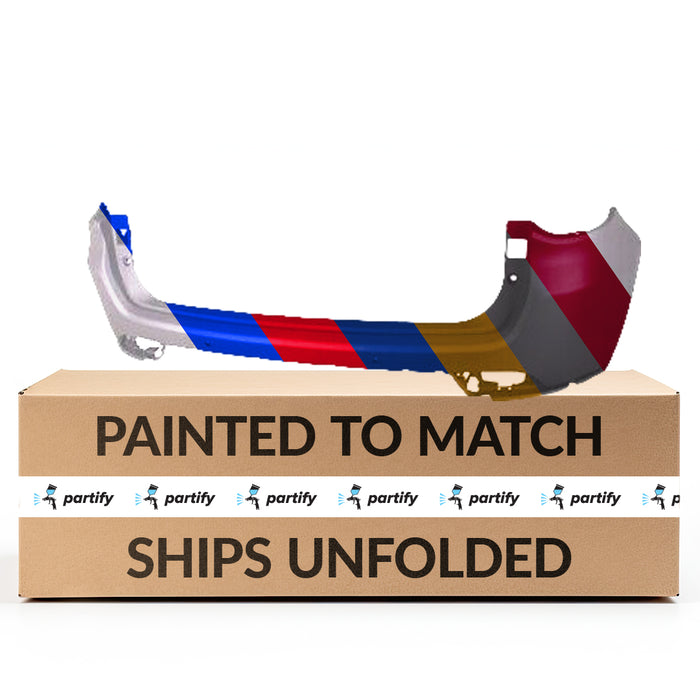 Jeep Compass CAPA Certified Rear Bumper With Sensor Holes & Without Blind Spot Brackets - CH1114105C