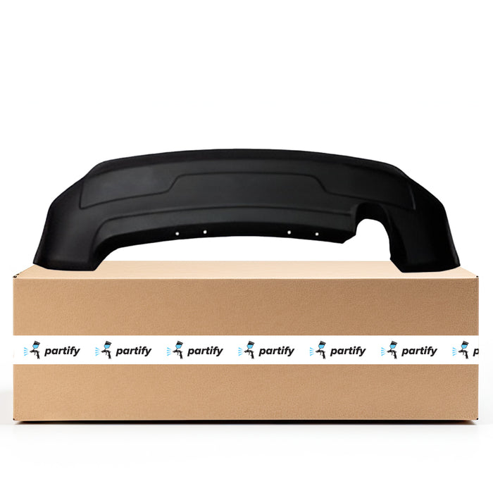 Jeep Compass MK CAPA Certified Rear Lower Bumper Without Tow Hook Hole - CH1115102C