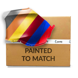 Extremo del parachoques del lado del pasajero trasero image