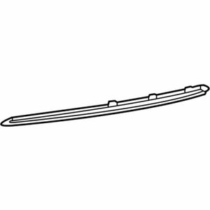 Rear Center Bumper Molding image