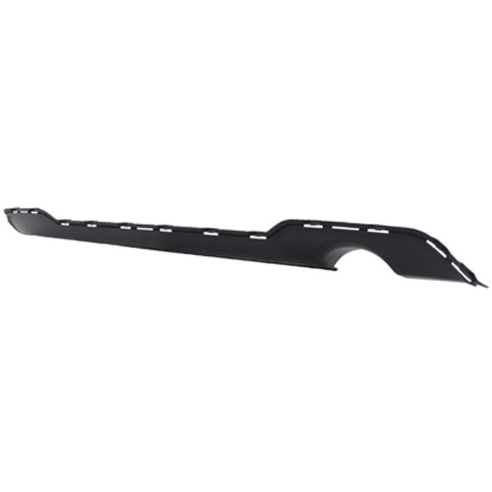 Dodge Avenger Rear Bumper Valance/CAPA Certified Grille Kit Single Exhaust Matte Dark Gray Panel - CH1195106C