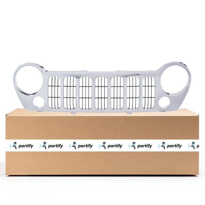 Jeep Liberty Grille Chrome With Fog - CH1200289