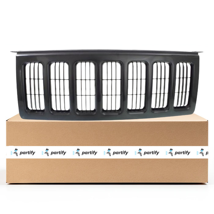 Jeep Commander CAPA Certified Grille Matte Black With Black Moulding - CH1200302C