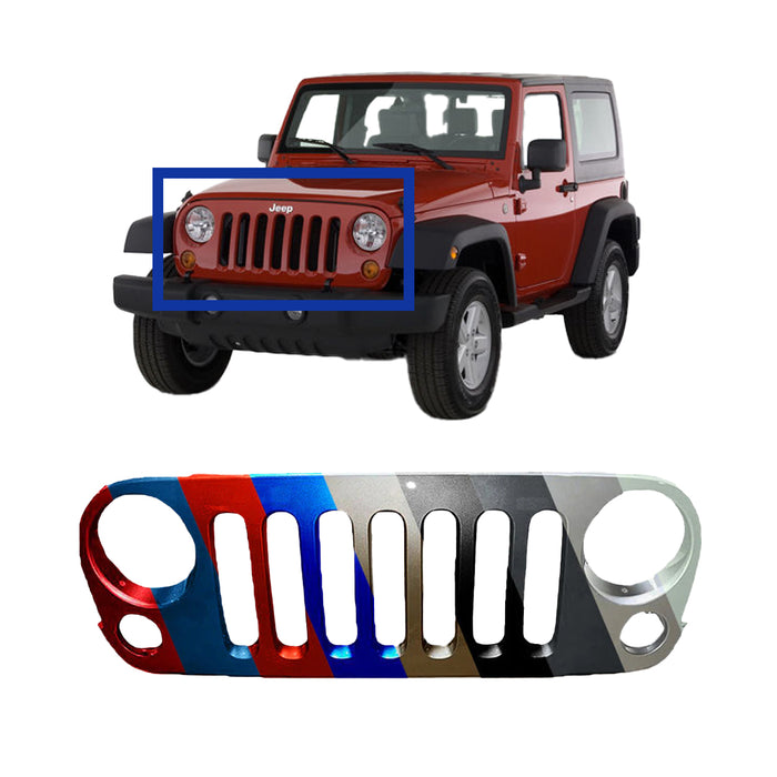 Jeep Wrangler CAPA Certified Grille - CH1200313C