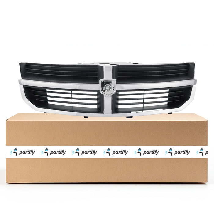 Dodge Avenger CAPA Certified Grille Black With Chrome Frame - CH1200325C