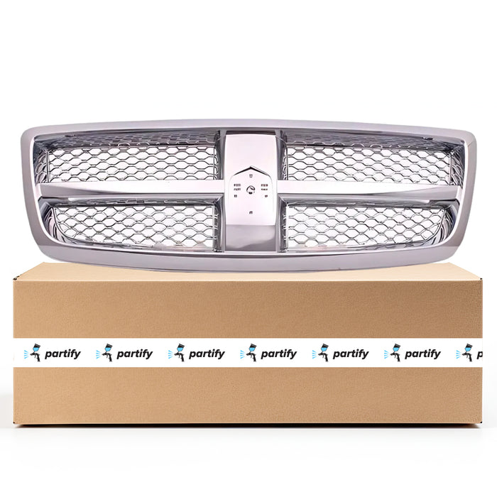 Parrilla cromada con marco cromado para camioneta Dodge RAM 1500 con certificación CAPA - CH1200326C