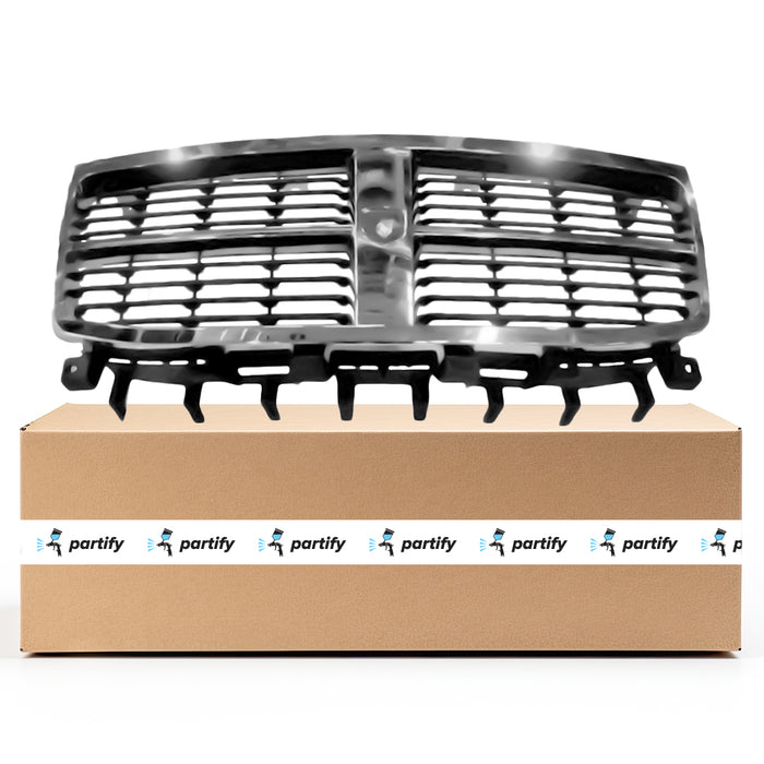 Parrilla negra mate con marco cromado para Dodge Durango (certificada por CAPA) (07-09) - CH1200332C
