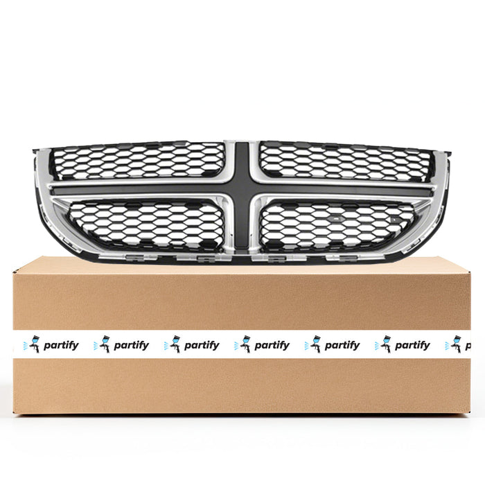 Dodge Grand Caravan CAPA Certified Grille Chrome/Black Assembly - CH1200342C