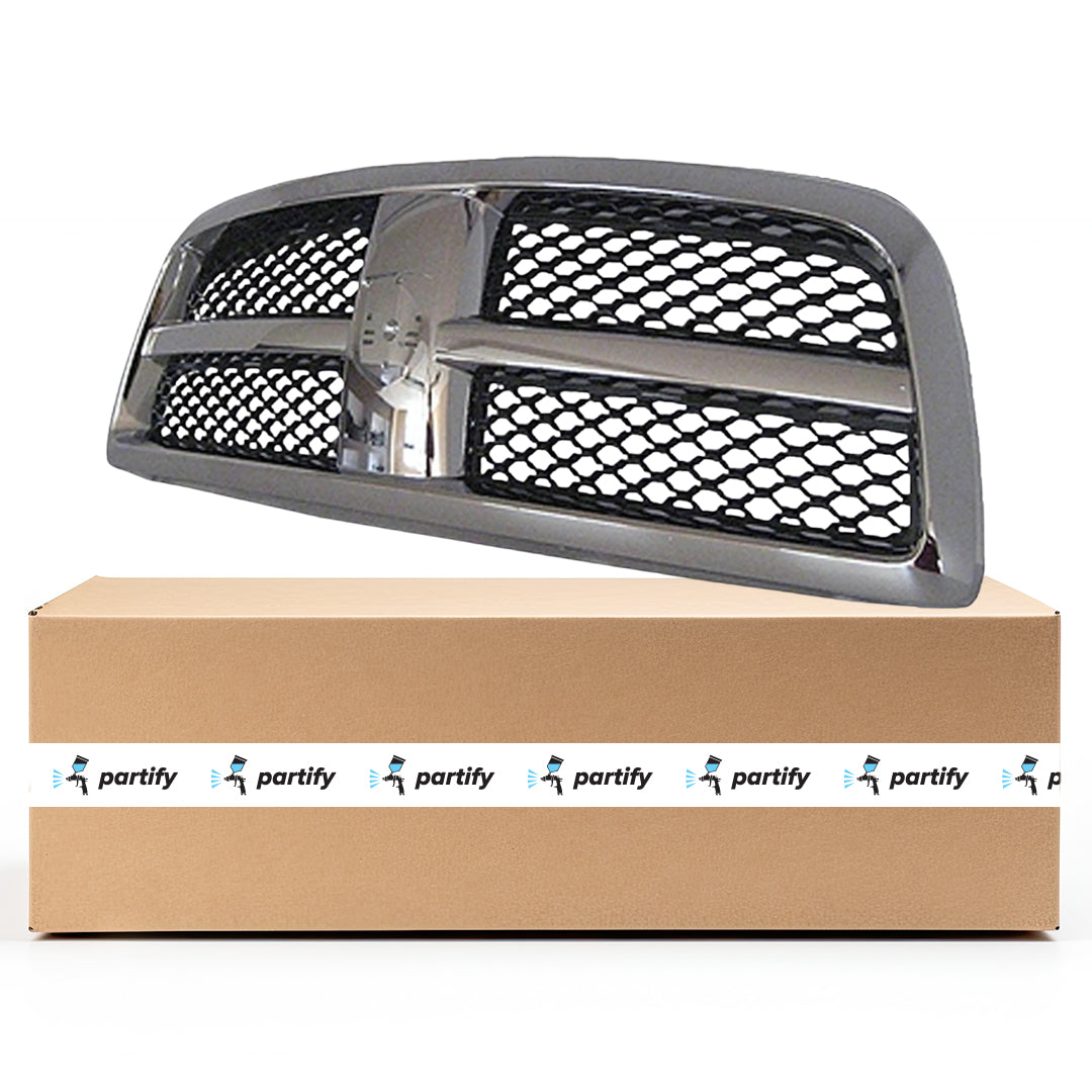 2009-2012 Dodge Pickup Dodge RAM 1500 Grille Chrome Frame With