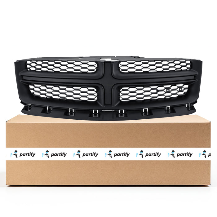 Dodge Avenger CAPA Certified Grille Matte-Dark Gray With Black Moulding - CH1200349C