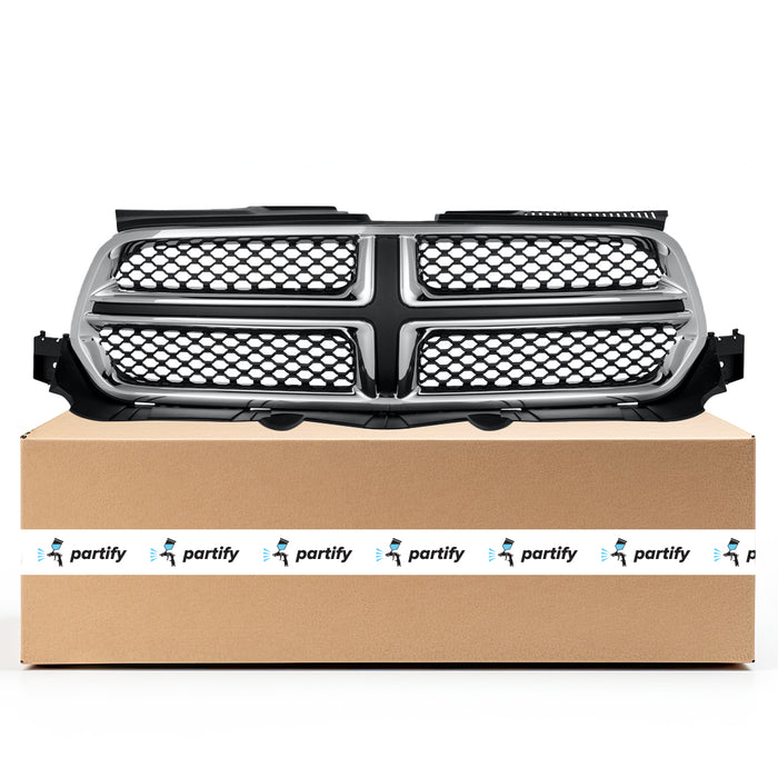 Parrilla cromada negra con detalles en color para Dodge Durango con certificación CAPA - CH1200357C