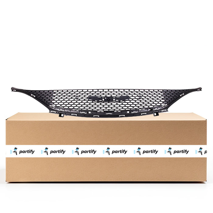 Chrysler Pacifica Van Upper CAPA Certified Grille Matte Black Without Camera - CH1200404C