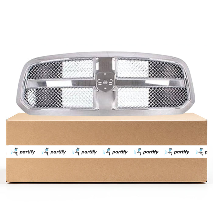 RAM Pickup RAM 1500 OEM Grille Chrome Frame With Chrome Wave Mesh - 68148231AC