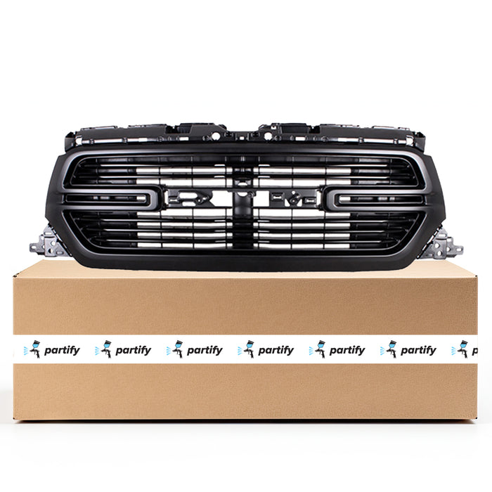 RAM Pickup RAM 1500 Grille Matte Dark Gray With Surround View Camera - CH1200419