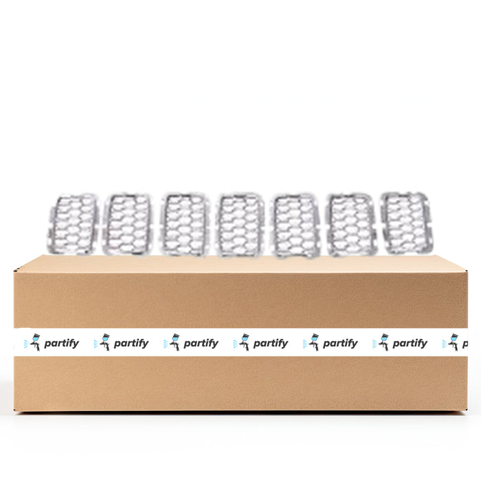 Jeep Grand Cherokee Grille Insert Chrome 7 Pieces Exclude Srt/Trackhawk - CH1201113