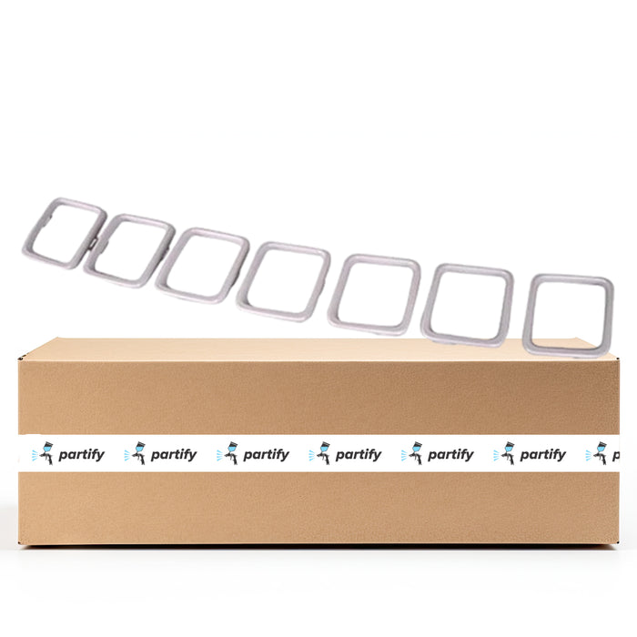 Jeep Compass Mp CAPA Certified Grille Trim Ring Set Chrome 7 Piece - CH1210127C