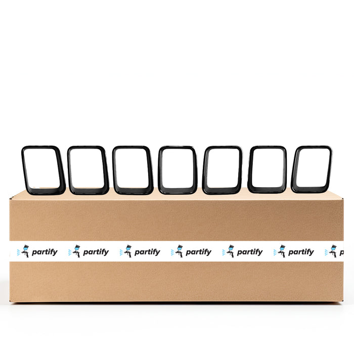 Jeep Grand Cherokee OEM Grille Trim Ring Set Painted Black 7 Piece For Srt/Trackhawk - 5ZL71TZZAA